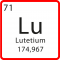 Lu - Lutetium
